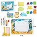 Toys Gem Water Drawing Mat Set with 4 Pens and Drawing Accessories, 40 x 28 inch Large Aqua Magic Doodle Mat, Educational Toys for Boys and Girls Gift for Ages 3 and Up