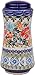 Polish Pottery Ceramika Boleslawiec, 1313/238, Salt and Pepper Milano, 4 3/4 by 2 1/4 Inches in Diameter - 9 Tablespoons Each, Royal Blue Patterns with Red Cornflower and Blue Butterflies Motif