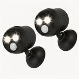 Proxinova Outdoor LED Security Lights 2 Pack Battery Powered Motion Sensor view 1