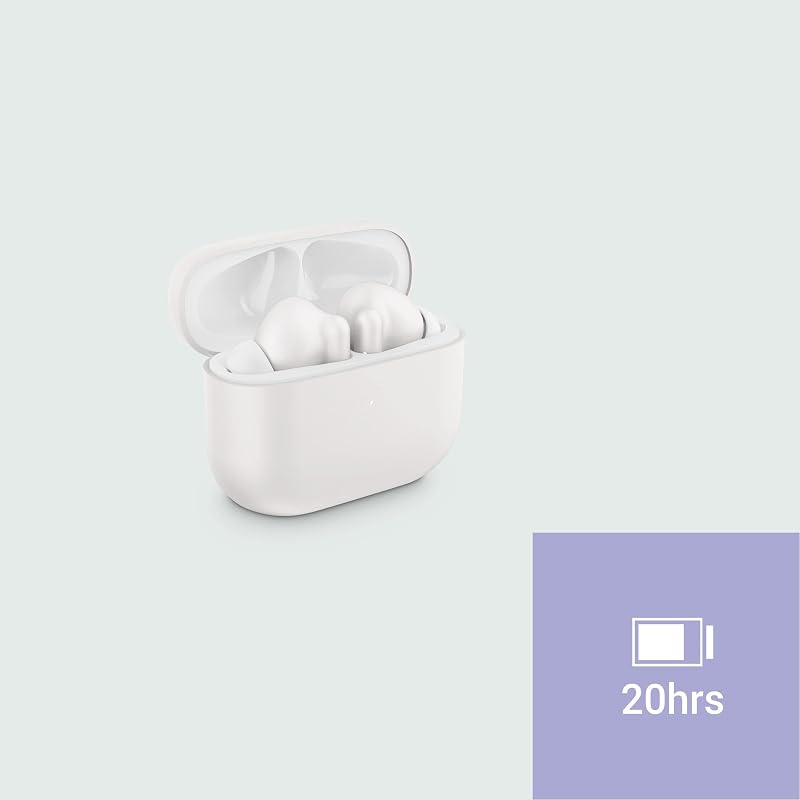 Auricolari True Wireless Style 2 Violet (True Wireless Stereo, BT 5.0, Deep Bass, Custodia di Ricarica) (Bianco)