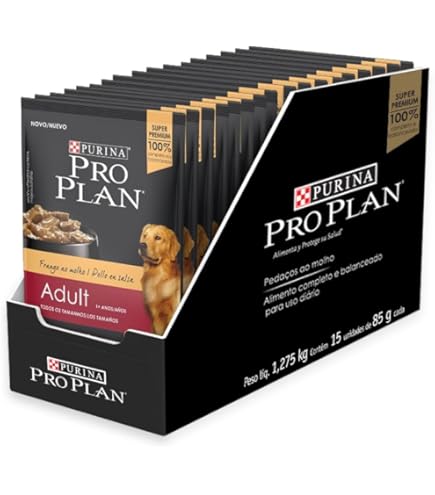 Pack Ração Úmida Proplan Para Cães Adultos Sabor Carne - Com 15