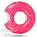 Holiday Styling Inflatable Donut Pool Float Pink by 48 Inches