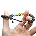 Top Plaza 7 Chakra Stone Yoga Bracelet Reiki Healing Crystal Natural Gemstone Braided Rope Bracelets for Women (Lava Stone)