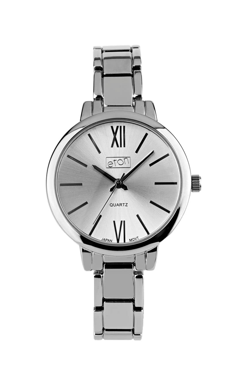 Eton Women's Classic Analogue Quartz Watch, Chrome Finish - 3287J