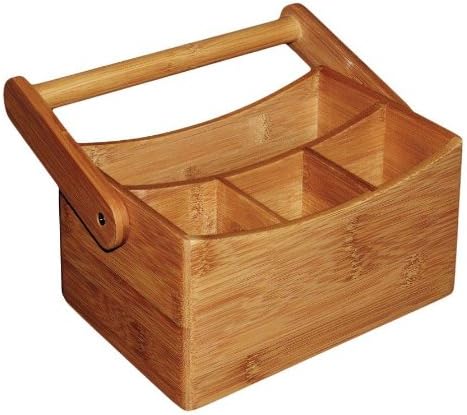 Large Bamboo Cutlery Caddy