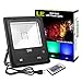 LE Outdoor Led Flood Lights, IP65 Waterproof, 30W RGB, 16 Color Changing, 4 Lighting Modes, Plug in Security Lights with Remote Control, for Home, Backyard, Patio, Garage and More