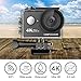 DBPOWER 4K Action Camera 12MP Ultra HD Waterproof Sports Cam with Built-in WiFi 170 Degree Wide Angle Lens 2 Inch LCD Screen Plus 1050mAh Rechargeable Battery (Camera+Accessories)