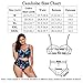 Camlinbo 2018 Women’s Plus Size Swimsuit High Waisted Ruffles Push up Halter Bikini Set, A-nebula Fish, L(US 12-14)