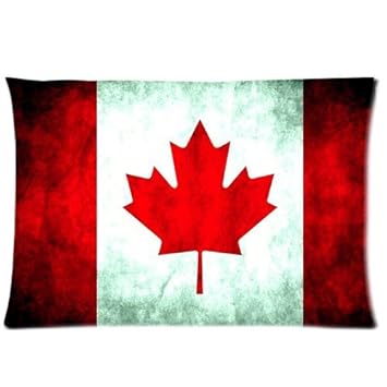 Amazon.com: Vintage Retro Canada Canadian Flag Custom Zippered ...