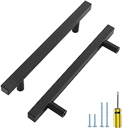 Ravinte Black Cabinet Handles 10 Pack 5 inch Matte