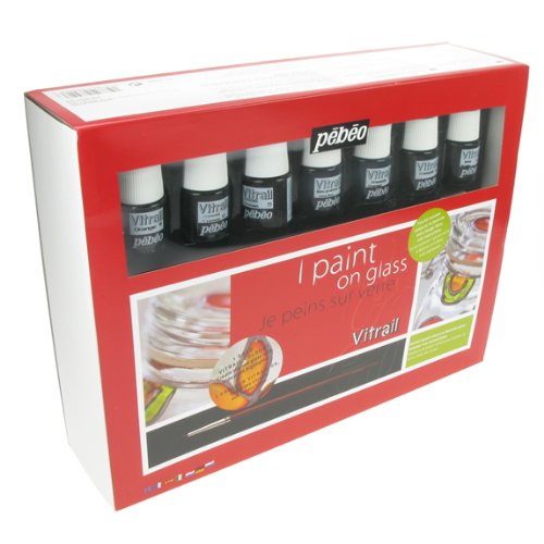 Pebeo I Paint On Glass (758302) Amazon.co.uk Kitchen & Home