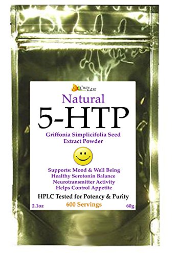 Pure 5-HTP Powder 5-Hydroxytryptophan Serotonin~ 600 Servings ~ Natural Griffonia Seed Extract ~ 60g 5htp Bulk Powder Pure 5-HTP Powder 5-Hydroxytryptophan Serotonin~ 600 Servings ~ Natural Griffonia Seed Extract ~ 60g 5htp Bulk Powder