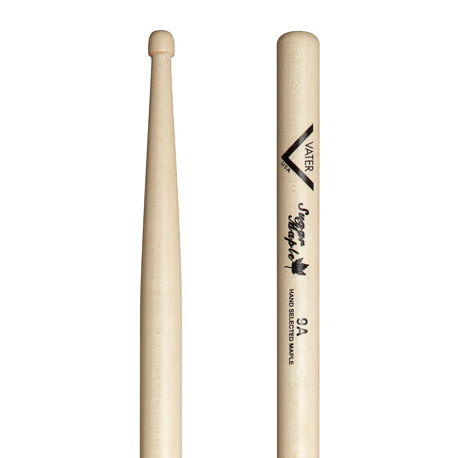 Vater - Sugar Maple 9A (Wood Tip) Drumsticks - VSM9AW