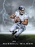 Russell Wilson Storm 24x18 Football Poster Authentic Team Spirit Store Product