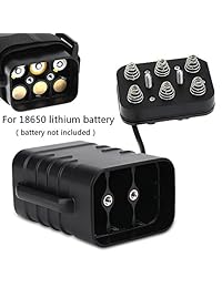 18650 cargador de batería 2 4 6 Bay Universal cargador de batería inteligente impermeable paquete de la batería Funda caja para 6 x 18650 baterías recargables lámpara de bicicleta Smartphone