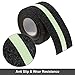 Anpro 2'' x 16.4' Safety Tape Anti Slip Tape Glow in Dark Anti Slip Strong Grip Traction Tape Abrasive for Stairs, Tread Step