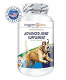 Glucosamine Chondroitin for Dogs - Best Advanced Joint Supplements for Dogs - MSM - Eases Your Dog’s Hip Pain and Increases Mobility - All Natural Chewable Tablets - Made in the USA