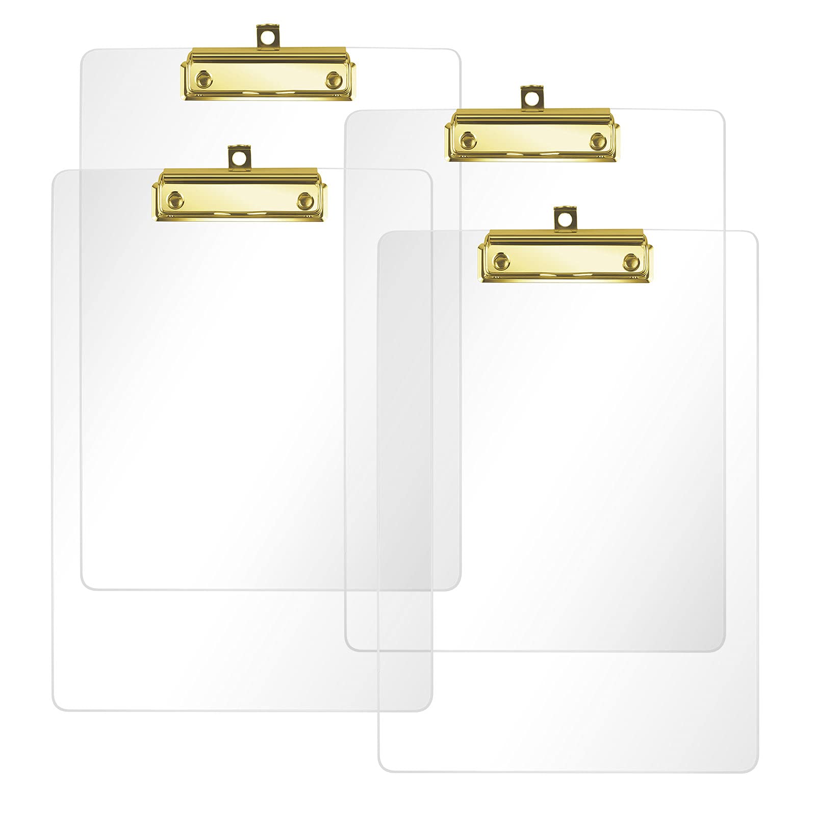 Moocci Thick Acrylic Clear Clipboards Cute