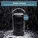 PACEARTH 2 Pack Camping Lantern Foldable LED Lamp New COB Technology Magnetic Base Portable Survival Kits Weather Resistant Storm Lights with Spotlight for Emergency, Tornado, Outage with 6 Batteries