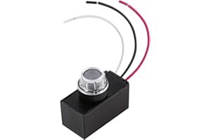 PPZ Dusk to Dawn Sensor for Outdoor Lighting 120-277V, Photocell Sensor for Outdoor Light, Photoelectric Switch, Light Sensor for Outdoor Lighting