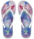 Showaflops Women's Antimicrobial Shower & Water Sandals - Airbrush Splatter