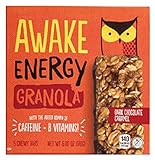 Awake Energy Granola Bars Dark Chocolate Caramel 6oz Box