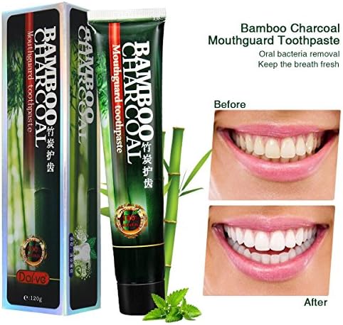 Activated Charcoal Teeth Whitening Toothpaste, Black Bamboo Charcoal Toothpaste Oral Hygiene Teeth Care