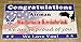 [Vinyl] 2ftX4ft Custom Personalized Congratulations Airman US Air Force Basic Military Training (BMT) Graduation Banner Sign