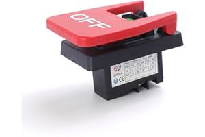 Electromagnetic Push Button Switches with Large Stop Sign Paddle Easy Machine Switches Enduring Milling Table