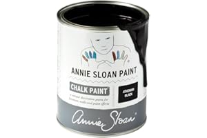 Annie Sloan Chalk Paint® (Athenian Black, 1 Litre/33.8 Fl Oz) a unique decorative paint for furniture, cabinets and home décor with no sanding or priming