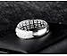 Fate Love Sterling Silver Ring for Men Women Lucky Wedding Ring