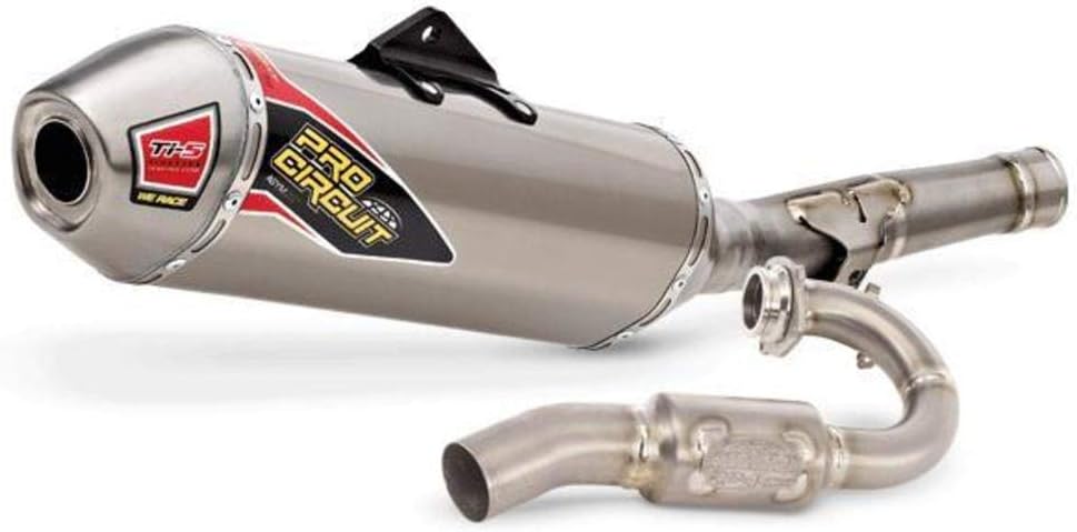 Pro Circuit Racing Ti-5 Race Full System - Titanium Endcap , Material: Titanium