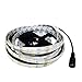 WenTop Led Strip Lights Waterproof Led Tape Light 12v SMD 3528 16.4 Ft (5M) 300leds 60leds/m Warm White Flexible Tape Light for Kitchen, Closet, Mirror, Ceiling - Not Include Power Supply