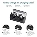 Wireless Earbuds, Bluetooth Earphone Dual V4.1 Bluetooth Headphones Built-in Mic with Charging Case 12 Hours Stereo Music Time Earphone for iPhone 7 Plus Samsung HTC and most Android Phones
