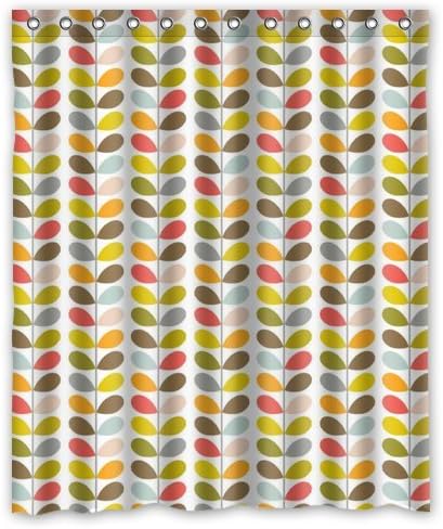 New Orla Kiely Stem Colourful Type 1 Waterproof Bathroom Custom