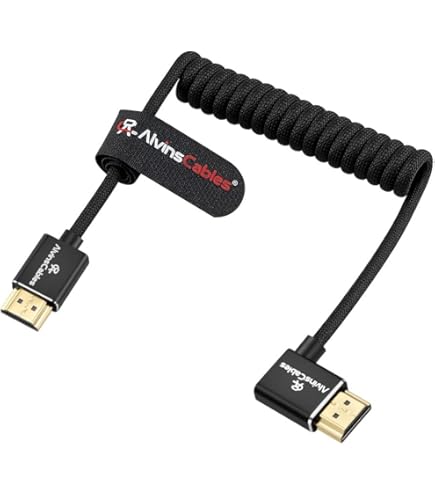 ATOMOS ATOMFLEX PRO HDMI Coiled Cable (Full to Full 30cm) HDMI 2.0