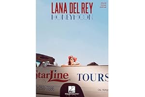 Lana Del Rey - Honeymoon: Sheet Music Songbook Piano, Vocal Guitar Music Book for Pop Singers and Pianists | Includes 14 Songs from 2015 Album | Modern Pop Sheet Music for Intermediate Musicians
