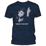Impact Men's David Bowie Heroes Album Cover T-Shirt