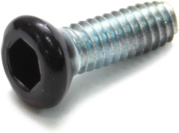 Whirlpool W10308751 Refrigerator Door Hinge Screw (Black) Genuine Original Equipment Manufacturer (OEM) Part Black