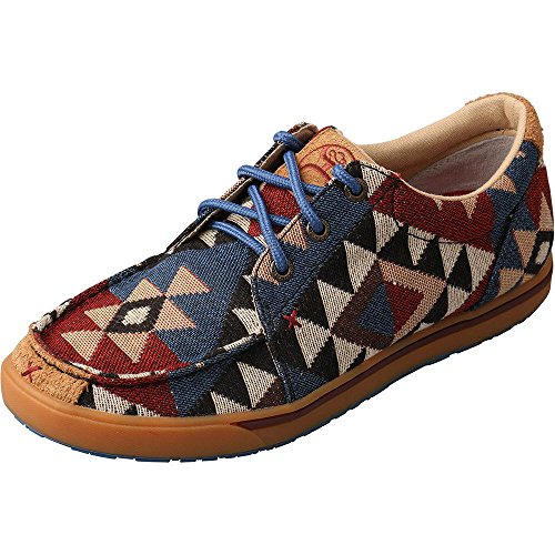 Twisted x boots womens hooey aztec pattern canvas casual shoes 6.…