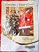 DOYOLLA Santa Claus Hat Christmas Chair Covers, Red, Pack 4
