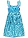 The Little Mermaid Ariel Girls Nightgown Pajamas (6, Ariel Blue)