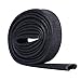 Hiwow 5FT Heat Sleeve Fiberglass Adjustable Heat Shield Sleeve Black Color (5FT X 6MM(1/4''))