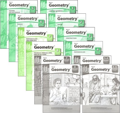 Key to Geometry Complete Set, Books 1-8, plus Answers and Notes