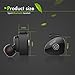 Wireless Earbuds, totobay Ture Completely Wireless V4.1 Dual Mini Bluetooth Headphones Twin Stereo Sweatproof Sport Earphones with Mic for Samsung S9/8 Edge and More (Black)