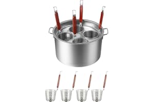 Potting Pot, Stainless Steel Pasta Pot and Strainer Basket, Kitchen Utensils for Kitchen, Restaurant, Pasta Pot, Noodles, Exe