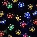 Joomer Cherry Blossom 50 LED Solar String Lights, Multi-Color