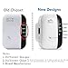 300 Mbps WiFi Range Extender Wireless-N Repeater WiFi Booster Network Adapter Enhance Signal strength Access Point Full Signal Coverage Repeater/AP Modes Comply 802.11 b/g/n with WPS(US Plug)