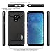 J&D Case Compatible for Galaxy A8 Plus 2018 Case, Heavy Duty Carbon Fiber Dual Layer Hybrid Shockproof Protective Rugged Case for Samsung Galaxy A8 Plus 2018 / A8+ 2018 Case, Not for A8 2018