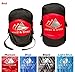 Hyke & Byke Shavano 32 F Ultralight Mummy Down Sleeping Bag for Backpacking with Compression Sack and Five (5) Color Options